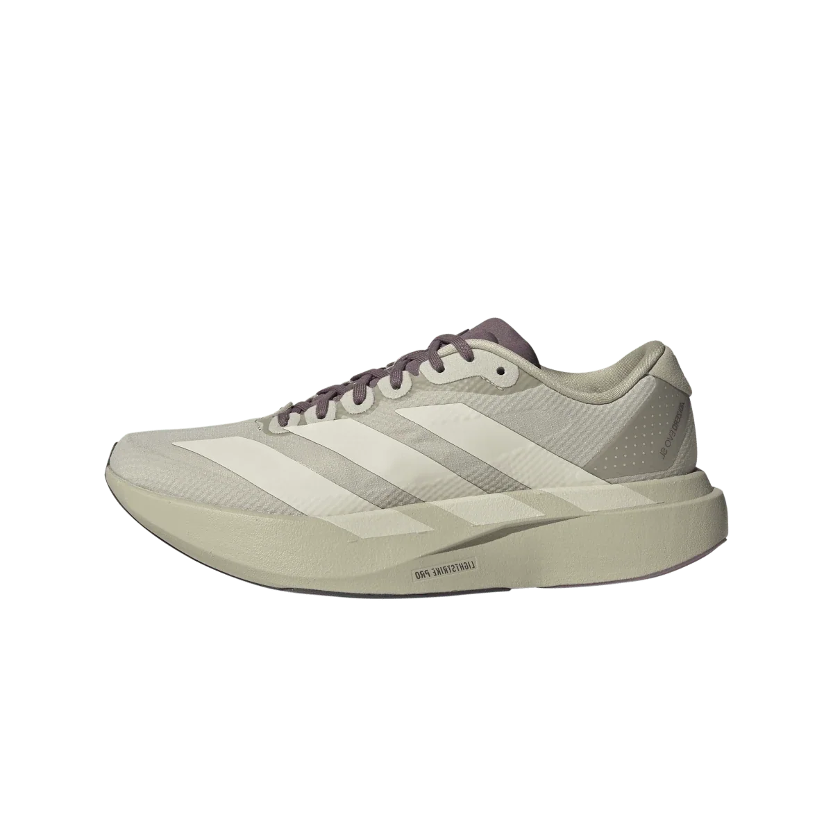 Overkicks - Adidas Adizero Evo SL Hermanos Kourmori Putty Grey (Womens) (KJ8803) - vista lateral