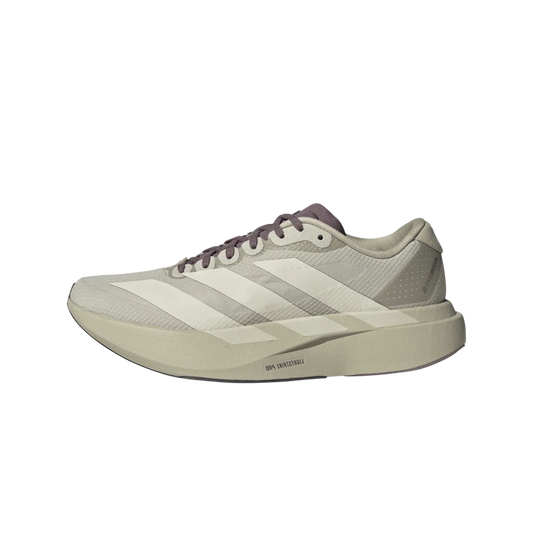 Overkicks - Adidas Adizero Evo SL Hermanos Kourmori Putty Grey (Womens) (KJ8803) - vista lateral