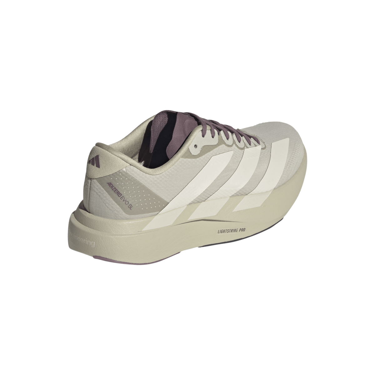 Overkicks - Adidas Adizero Evo SL Hermanos Kourmori Putty Grey (Womens) (KJ8803) - vista superior