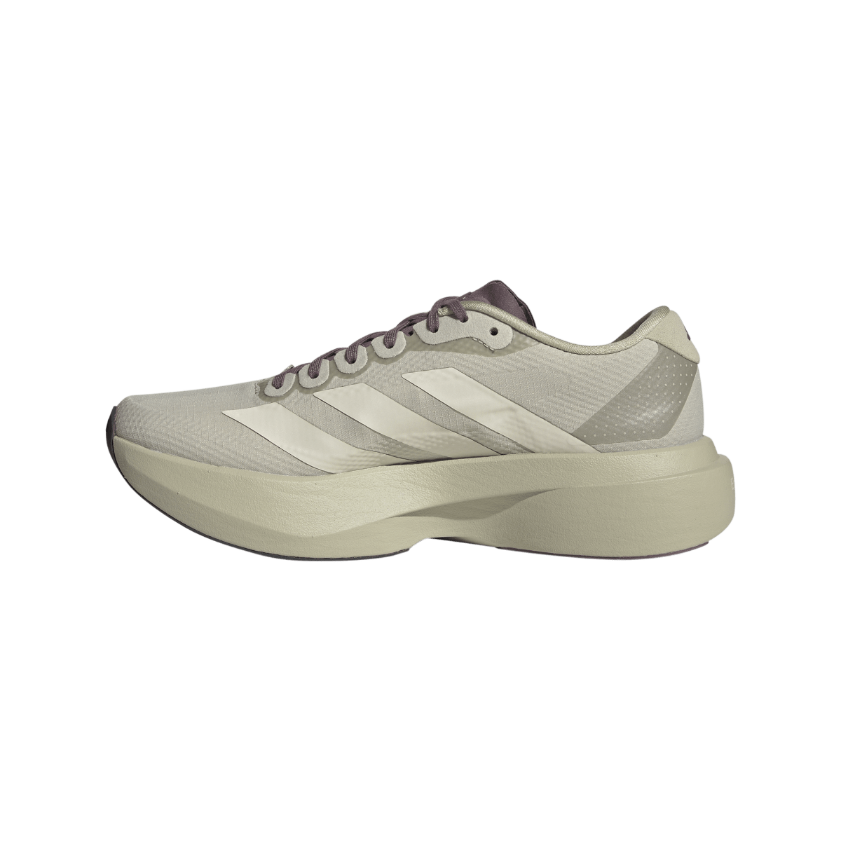 Overkicks - Adidas Adizero Evo SL Hermanos Kourmori Putty Grey (Womens) (KJ8803) - detalle talon