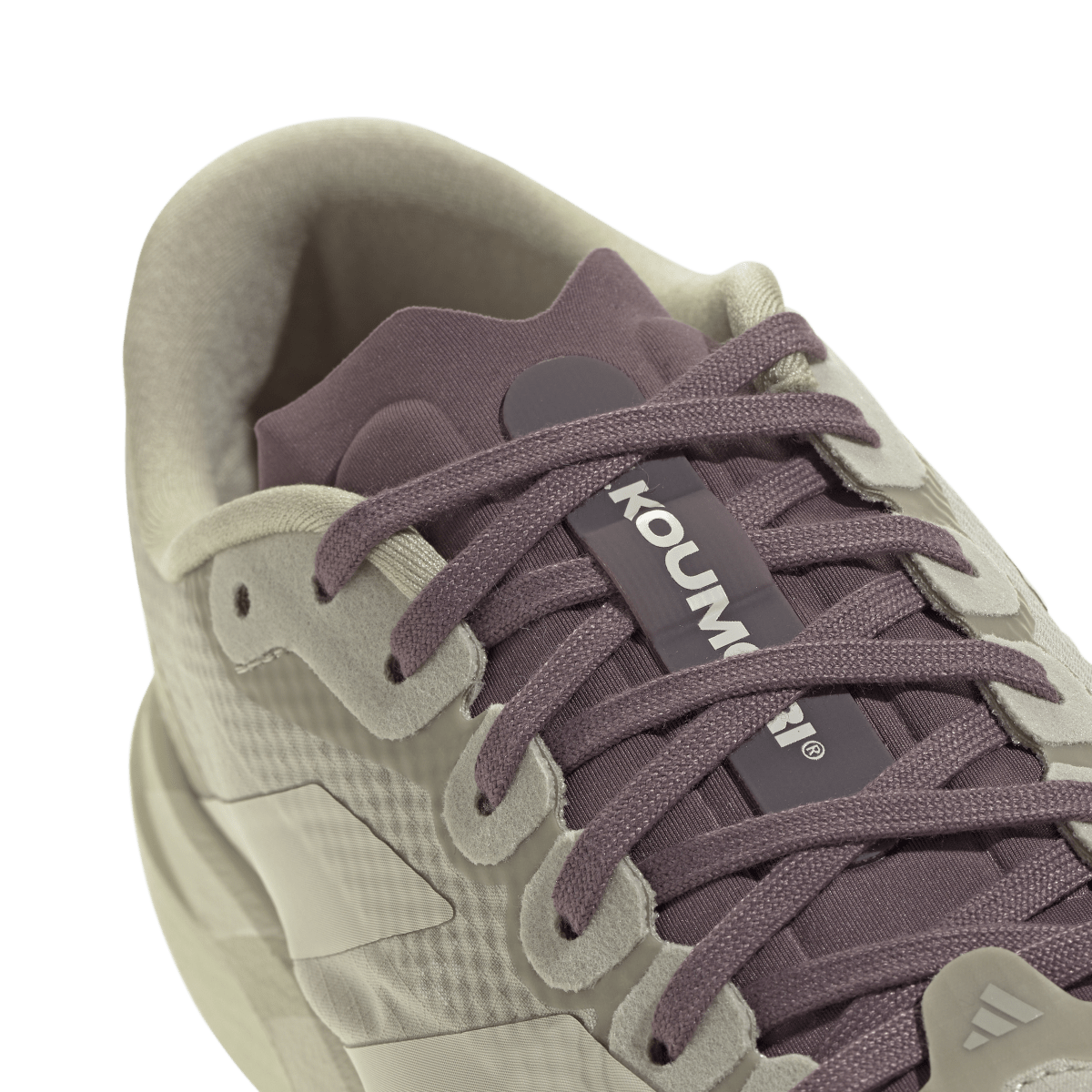 Overkicks - Adidas Adizero Evo SL Hermanos Kourmori Putty Grey (Womens) (KJ8803) - detalle lateral interior
