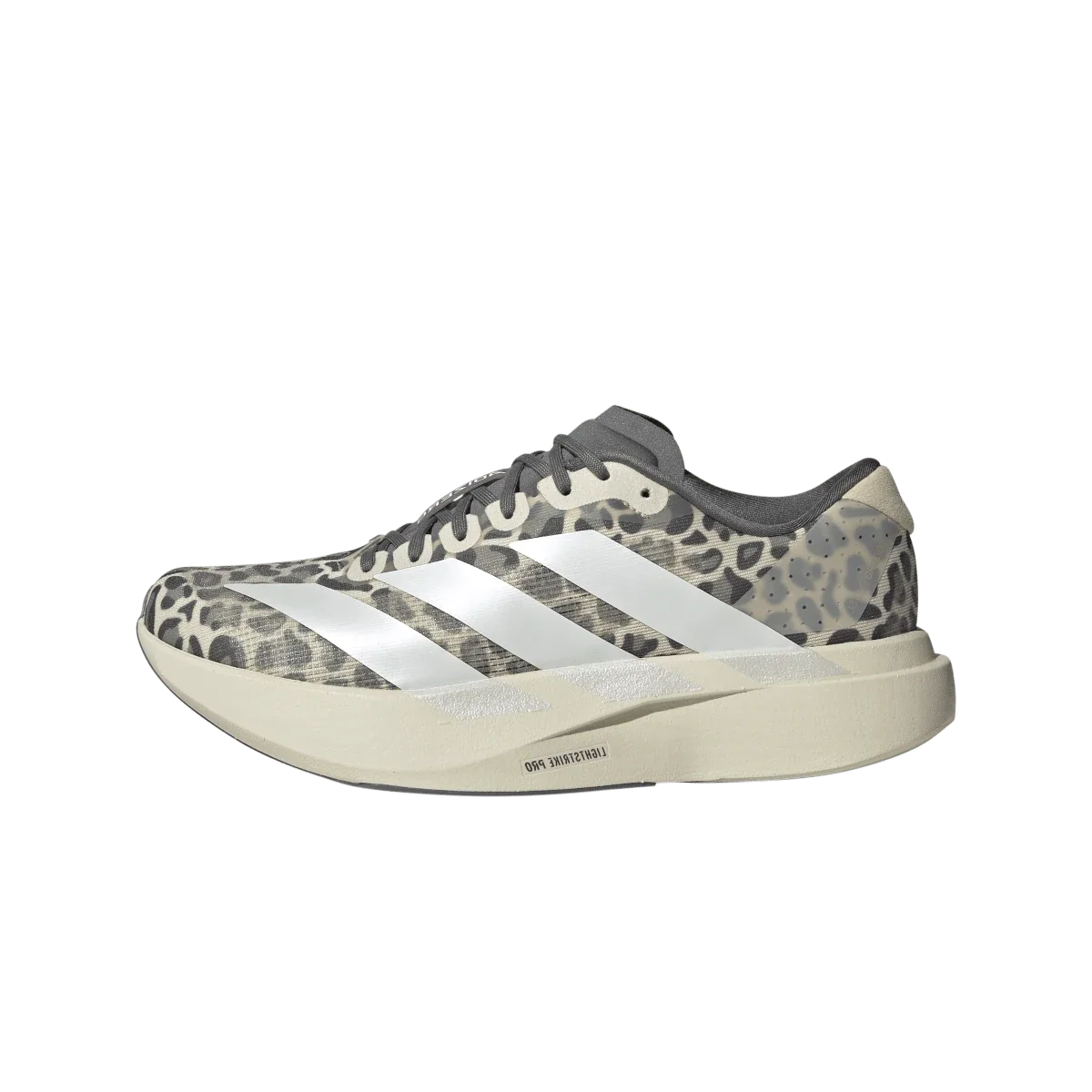 Overkicks - Adidas Adizero Evo SL Leopard Crystal Linen (Womens) (KI3948) - vista lateral