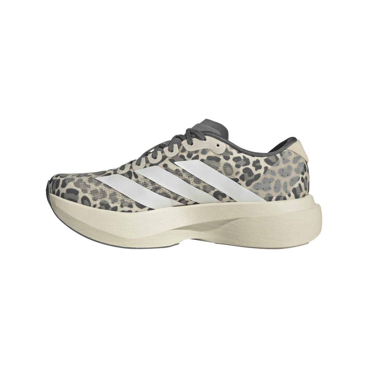 Overkicks - Adidas Adizero Evo SL Leopard Crystal Linen (Womens) (KI3948) - detalle talon