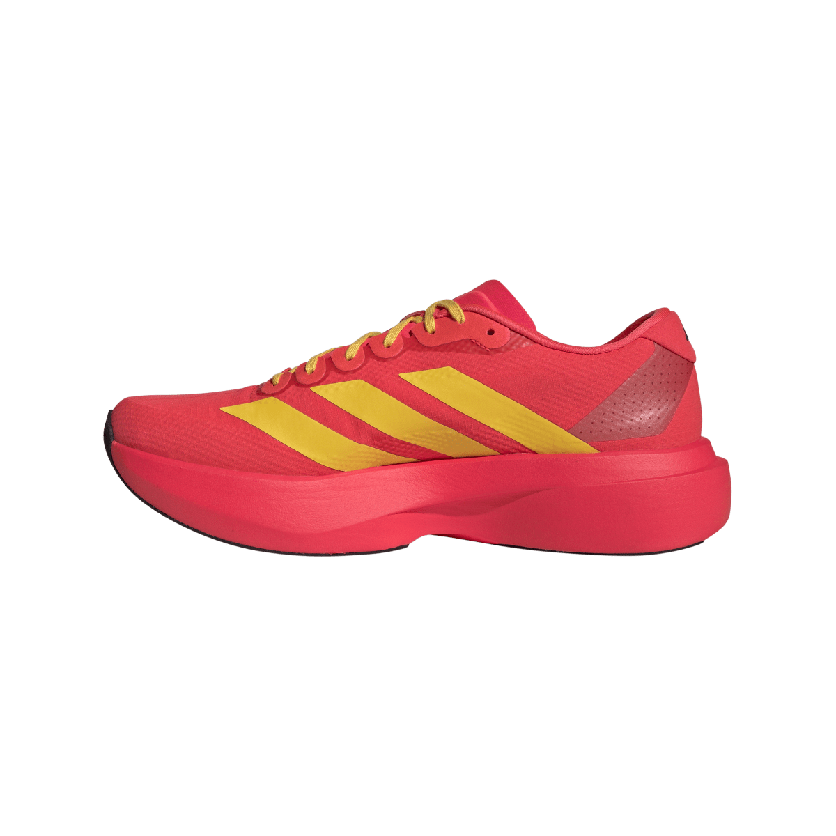 Overkicks - Adidas Adizero Evo SL Lucid Red Bold Gold (JQ4442) - detalle talon