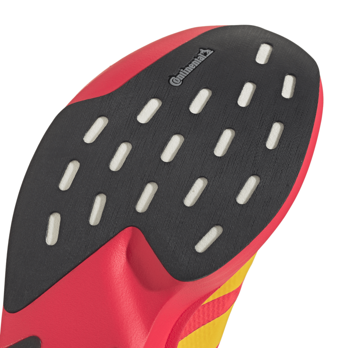 Overkicks - Adidas Adizero Evo SL Lucid Red Bold Gold (JQ4442) - detalle lateral interior