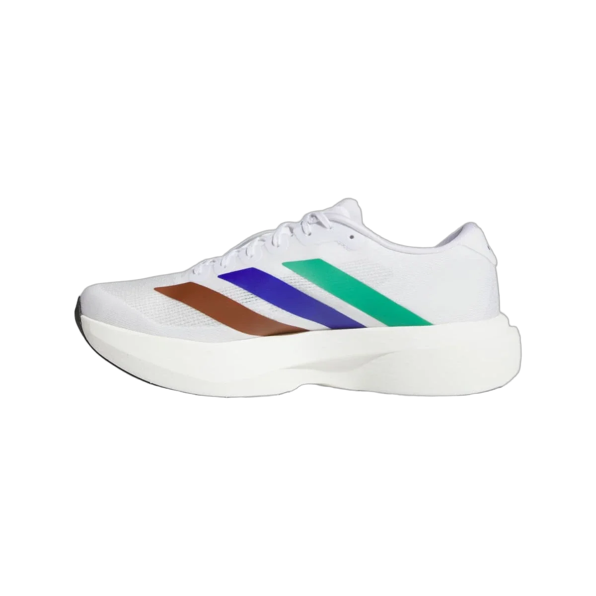 Overkicks - Adidas Adizero Evo SL Pharrell Humanrace White Green Blue (KI3393) - detalle talon
