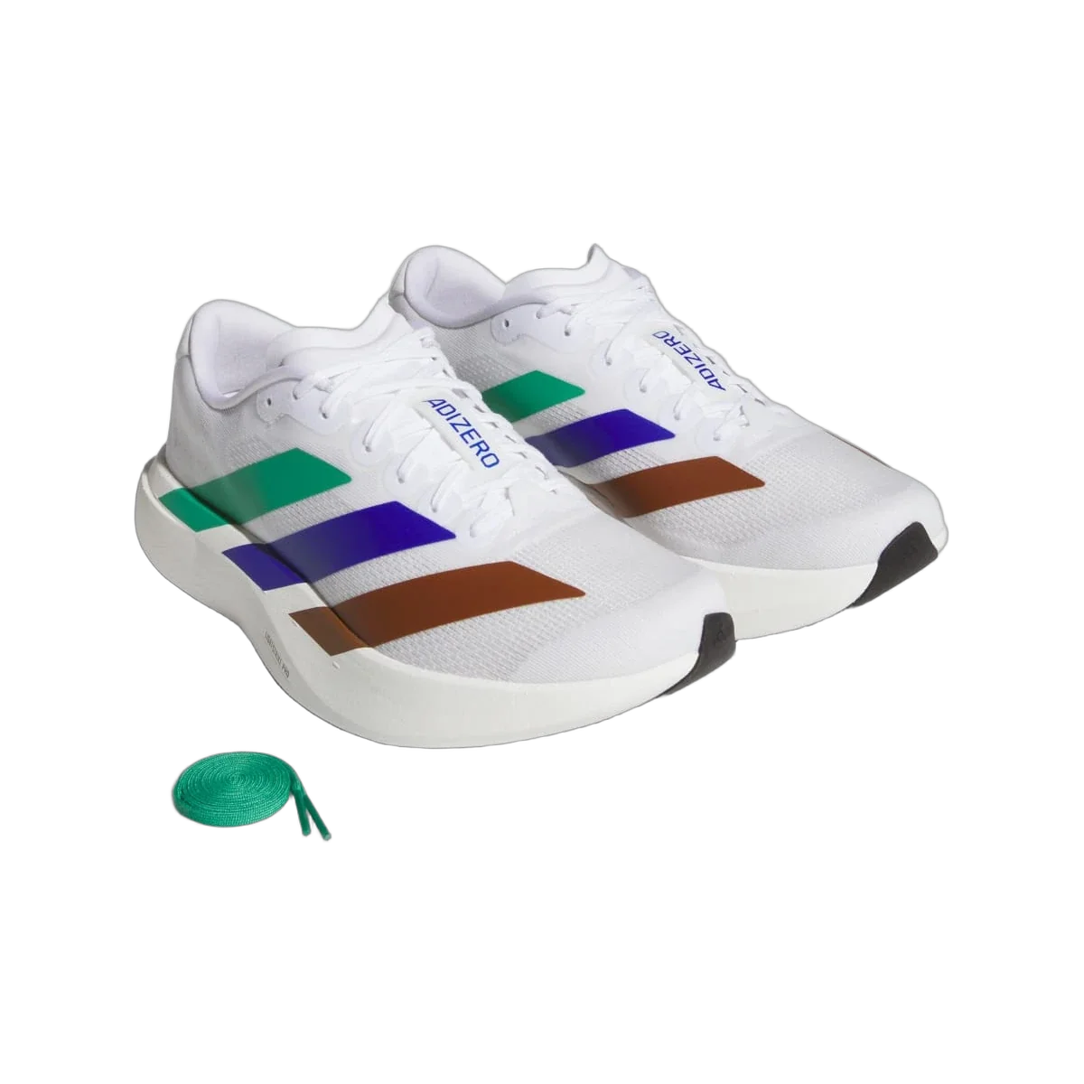 Overkicks - Adidas Adizero Evo SL Pharrell Humanrace White Green Blue (KI3393) - detalle
