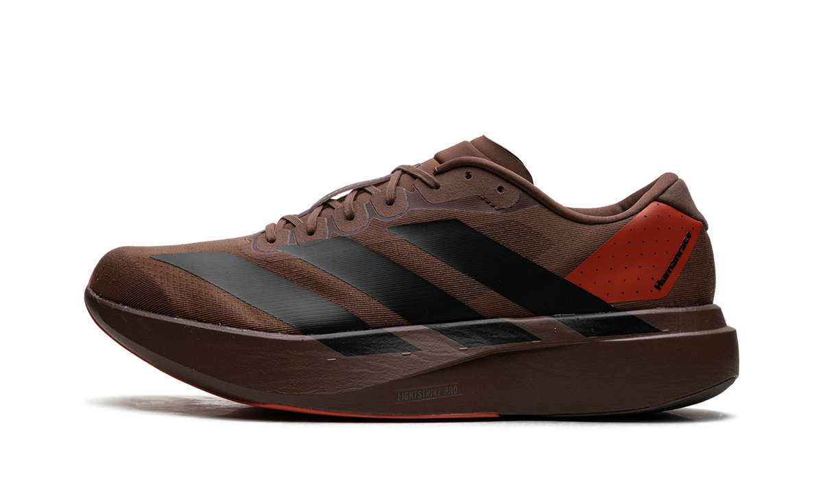 Overkicks - Adidas Adizero Evo SL Pharrell Williams Humanrace Preloved Brown (KJ8809) - vista lateral