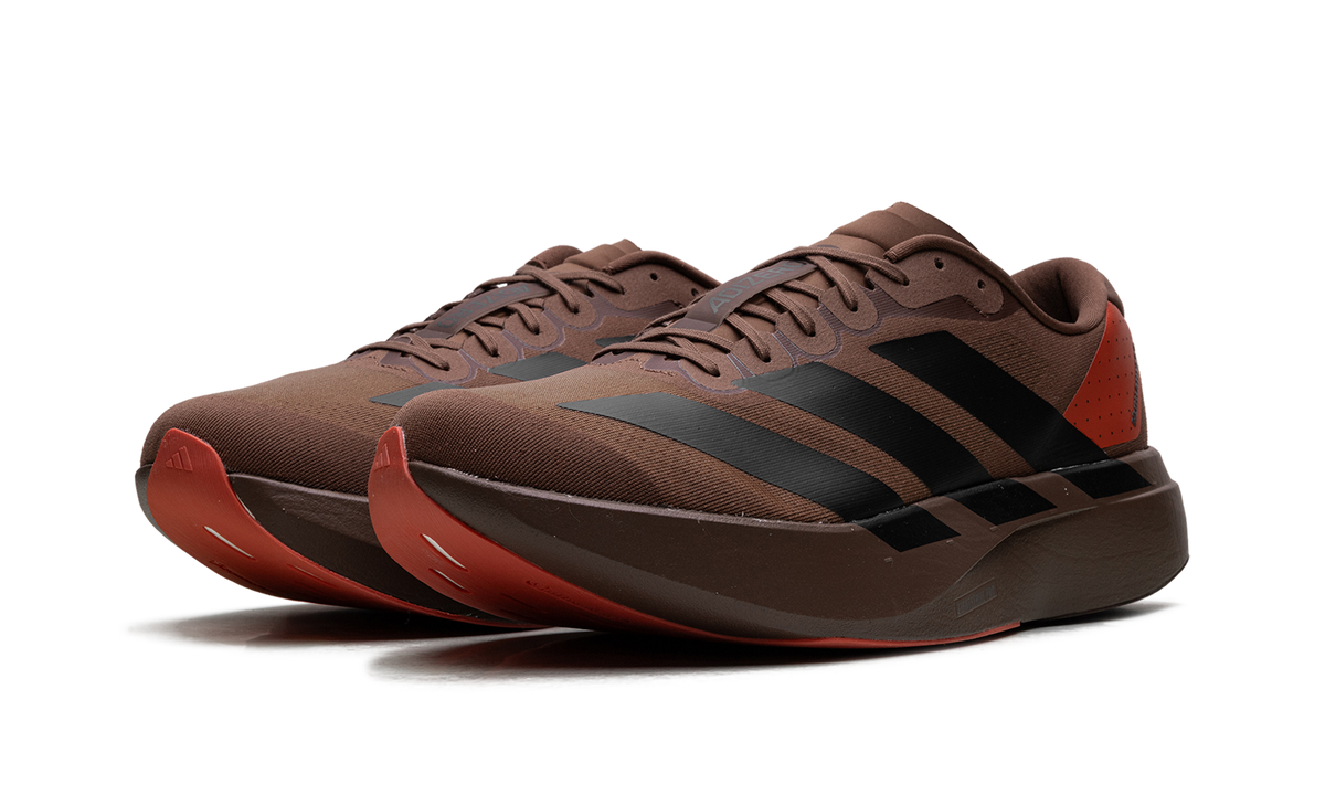 Overkicks - Adidas Adizero Evo SL Pharrell Williams Humanrace Preloved Brown (KJ8809) - vista trasera