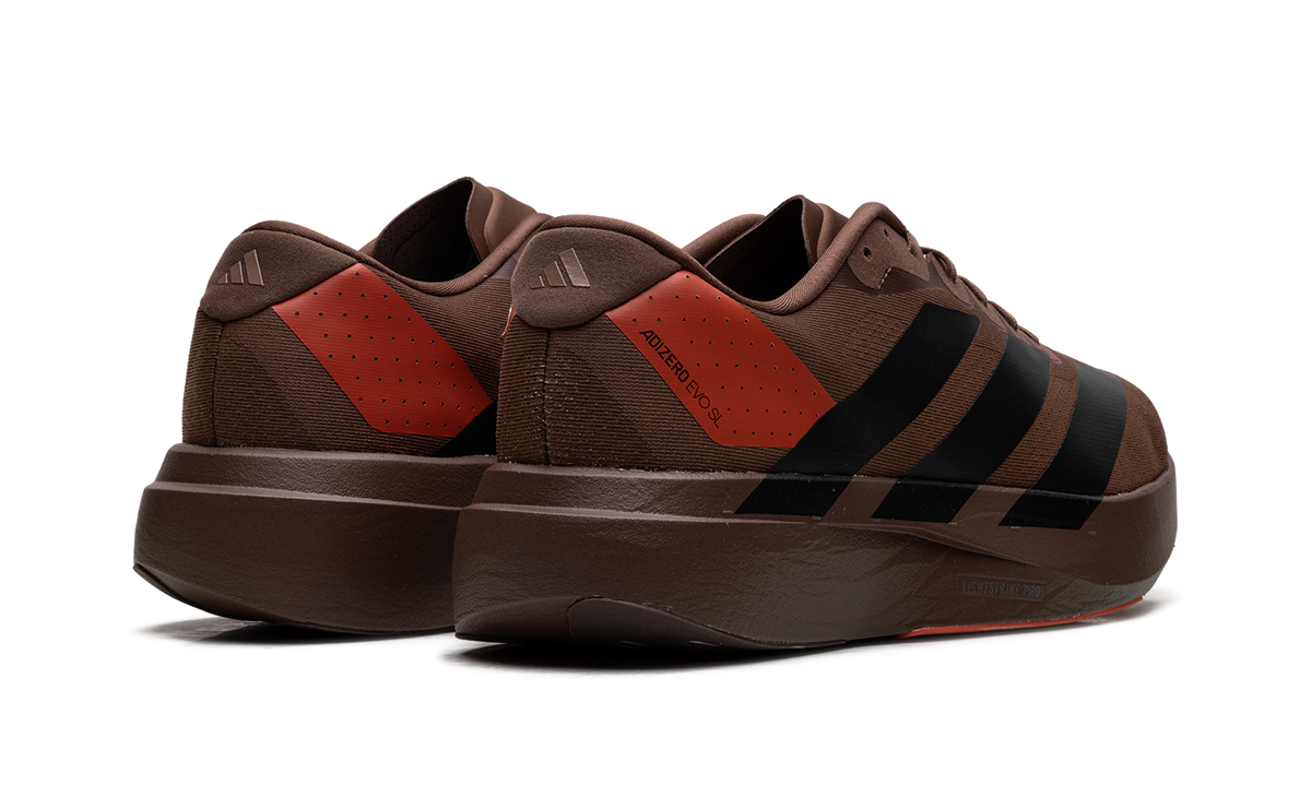 Overkicks - Adidas Adizero Evo SL Pharrell Williams Humanrace Preloved Brown (KJ8809) - par completo