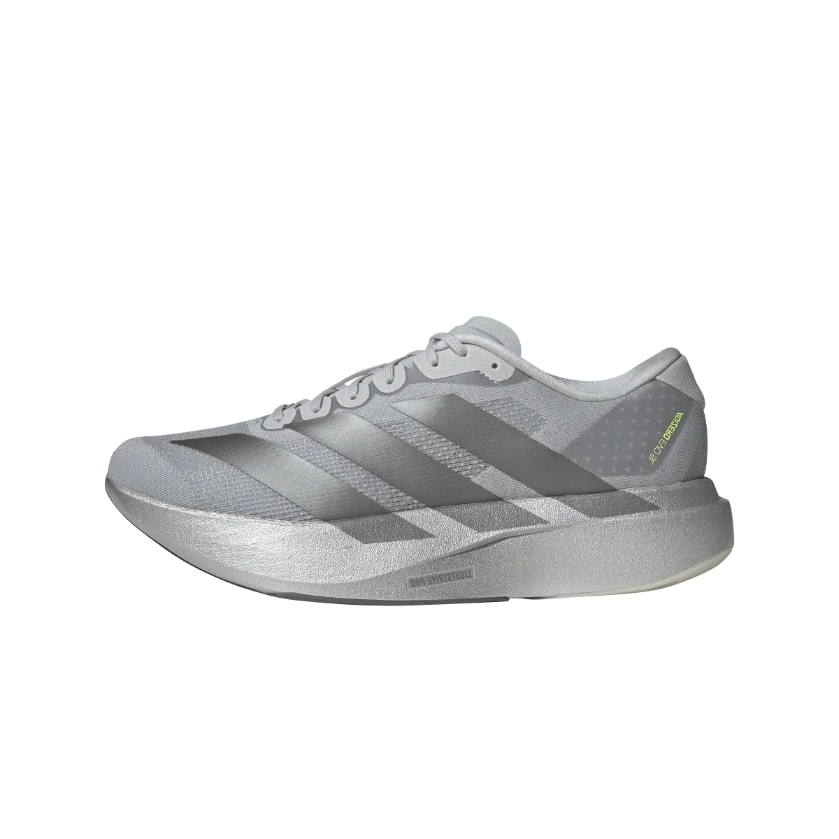 Overkicks - Adidas Adizero Evo SL Silver Metallic (JR3419) - vista lateral