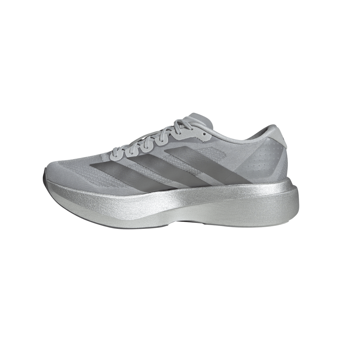 Overkicks - Adidas Adizero Evo SL Silver Metallic (JR3419) - detalle talon