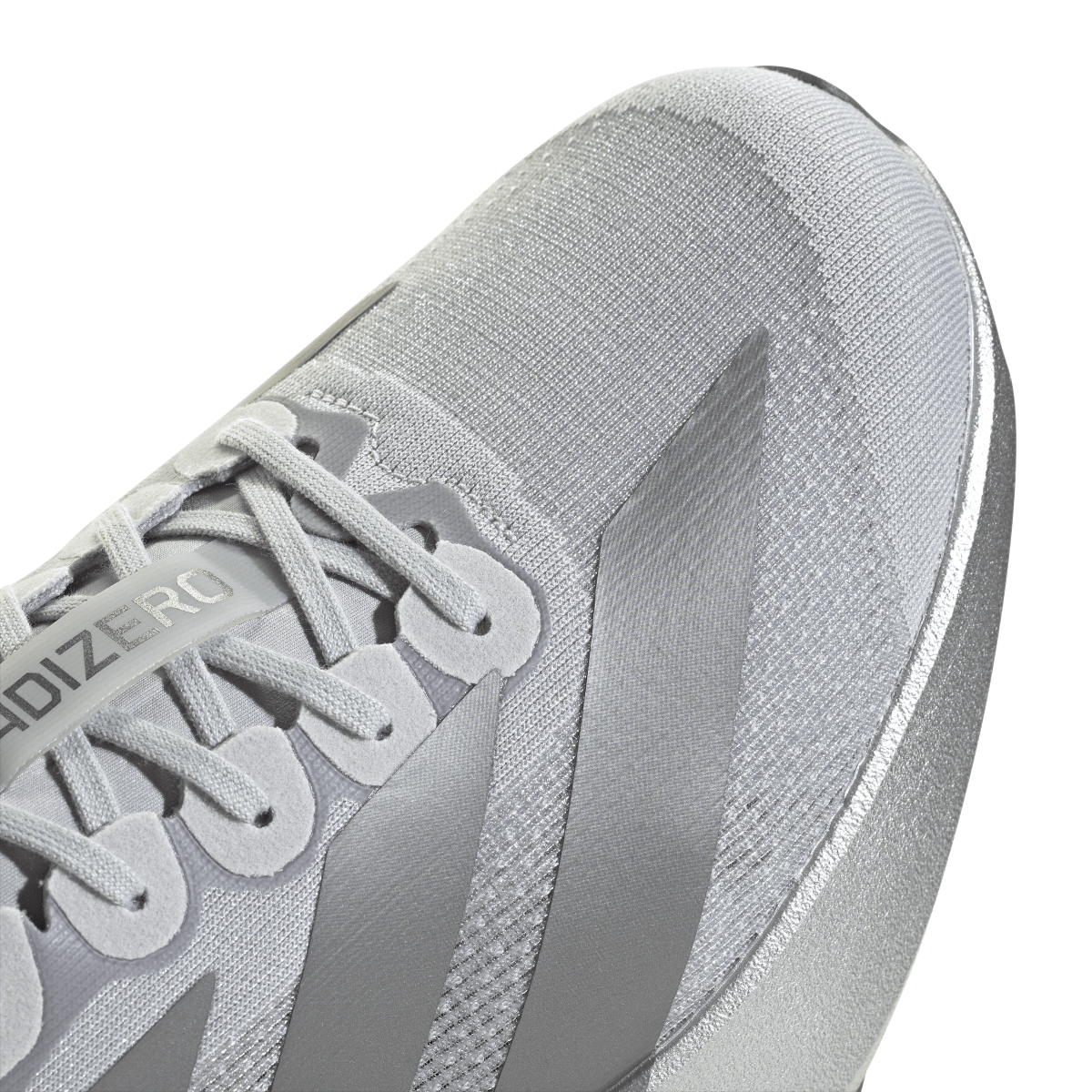 Overkicks - Adidas Adizero Evo SL Silver Metallic (JR3419) - detalle lateral interior