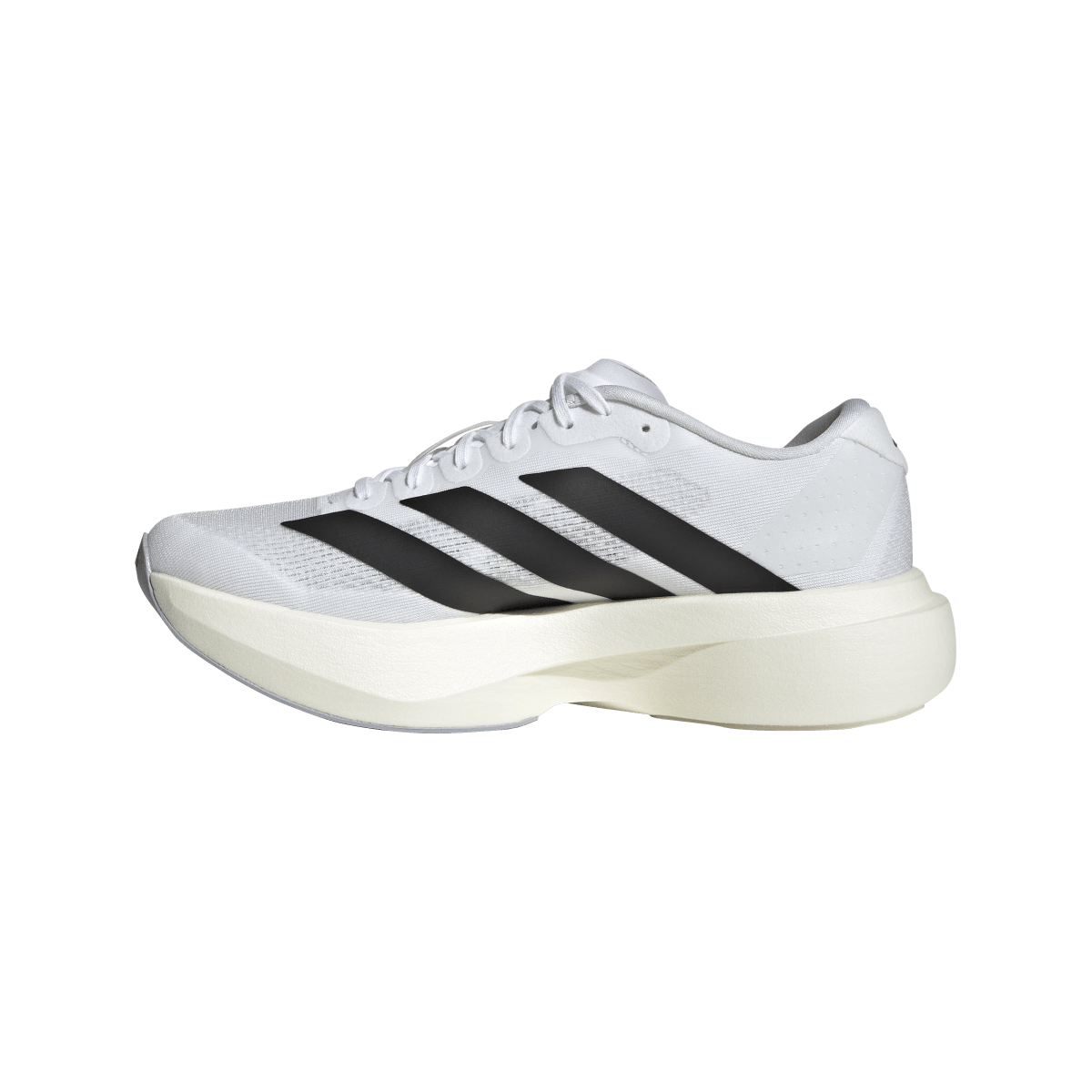 Overkicks - Adidas Adizero Evo SL White Black (Womens) (JH6208) - detalle talon