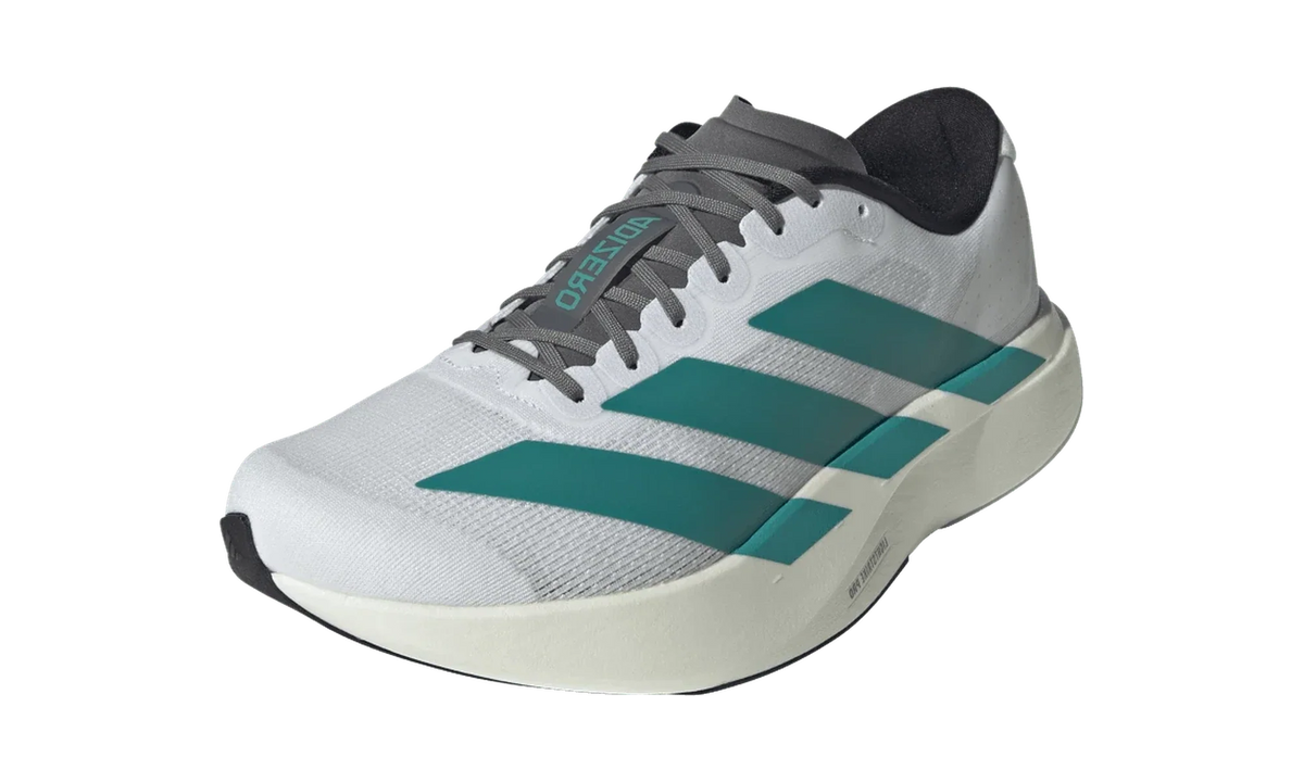 Overkicks - Adidas Adizero Evo SL White Pure Teal (JS4487) - vista trasera