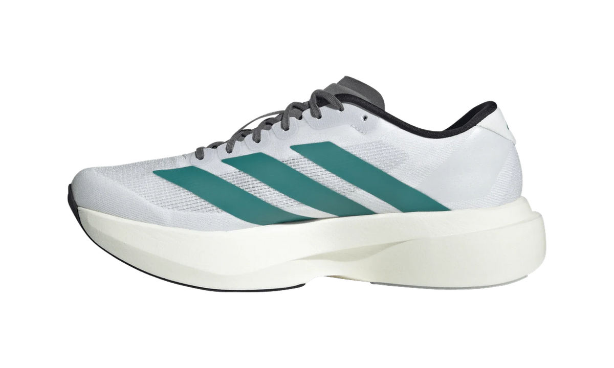 Overkicks - Adidas Adizero Evo SL White Pure Teal (JS4487) - detalle talon