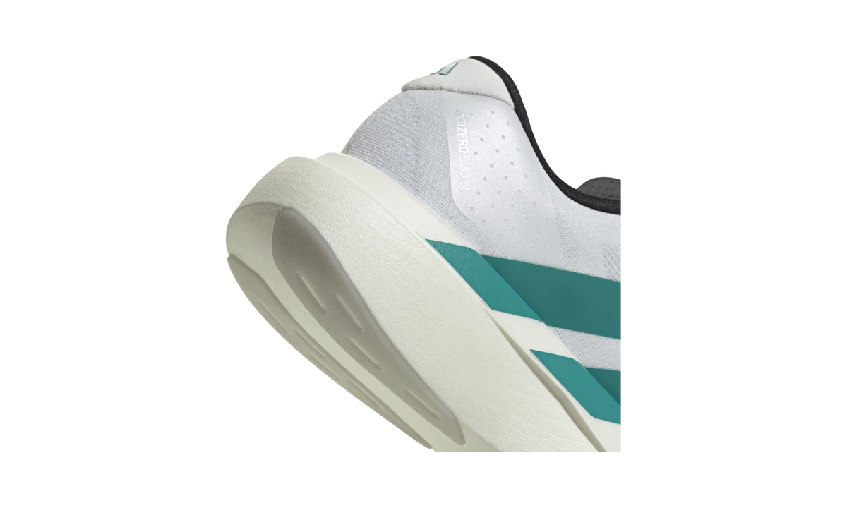 Overkicks - Adidas Adizero Evo SL White Pure Teal (JS4487) - detalle lateral interior