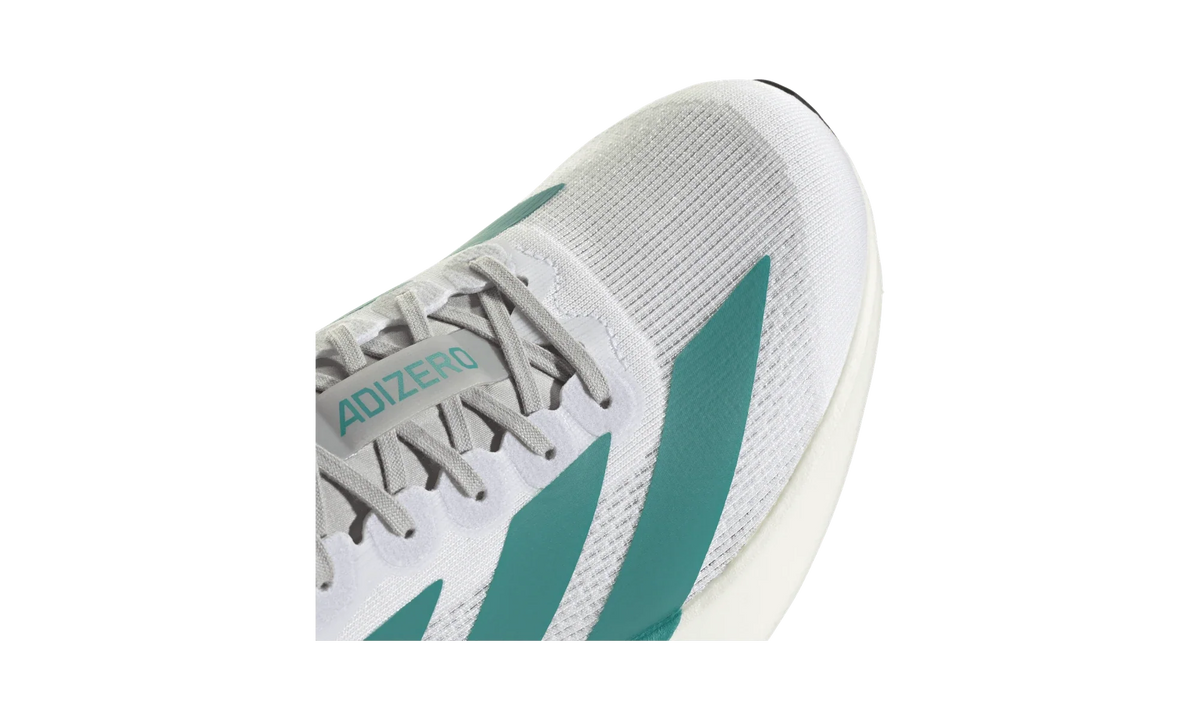 Overkicks - Adidas Adizero Evo SL White Pure Teal (Womens) (JS4451) - detalle lateral interior