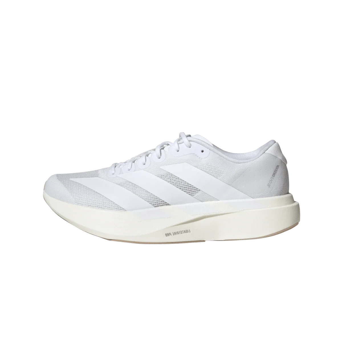 Overkicks - Adidas Adizero Evo SL White Warm Sandstone (KI6923) - vista lateral