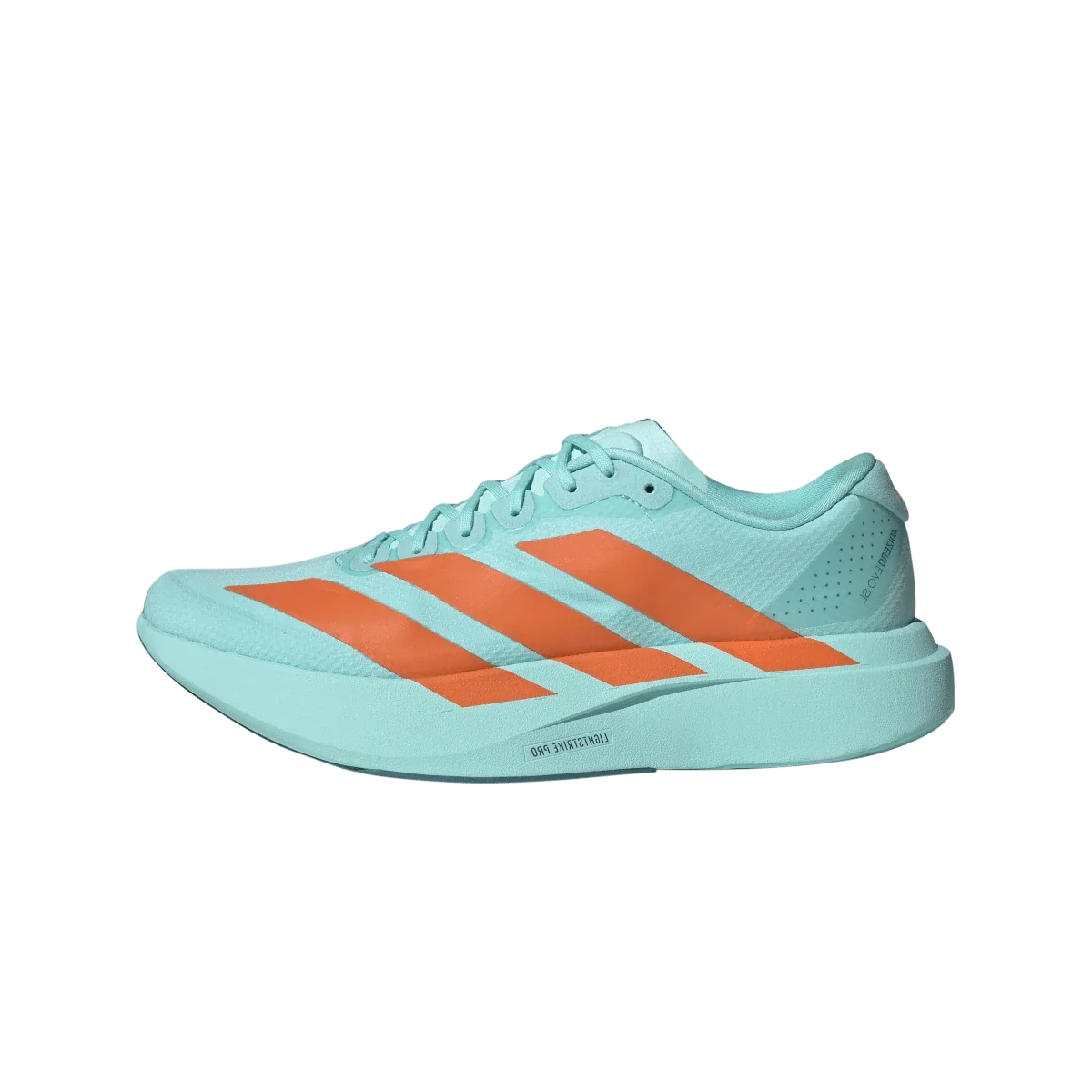 Overkicks - Adidas Adizero Evo SL Woven Flash Aqua Impact Orange (KI8342) - vista lateral