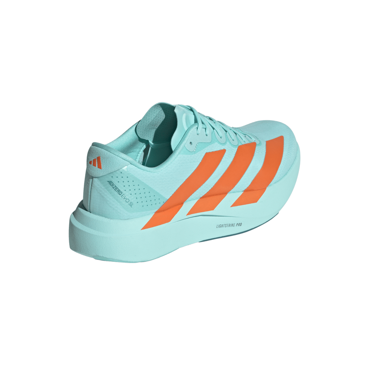 Overkicks - Adidas Adizero Evo SL Woven Flash Aqua Impact Orange (KI8342) - vista superior
