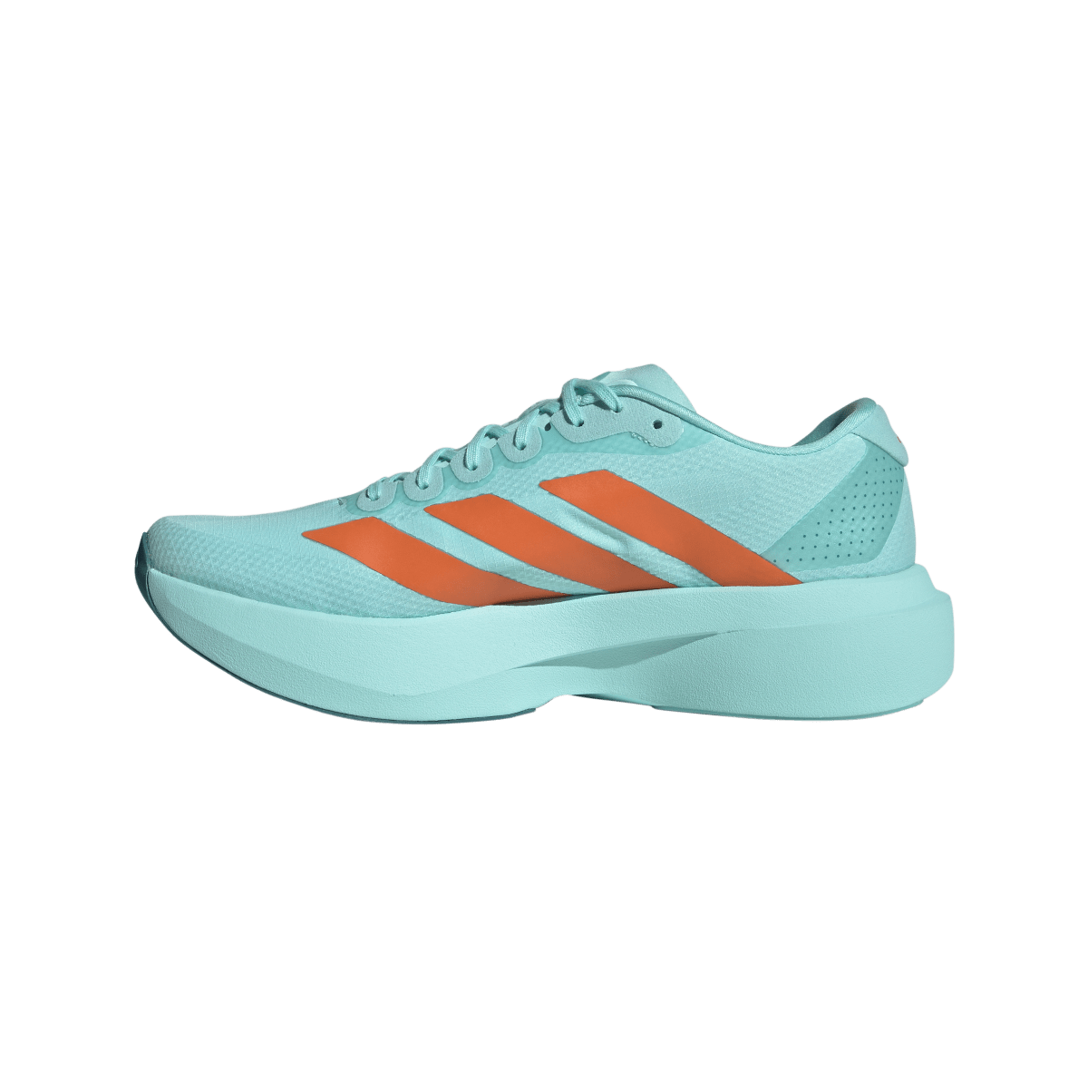 Overkicks - Adidas Adizero Evo SL Woven Flash Aqua Impact Orange (KI8342) - detalle talon