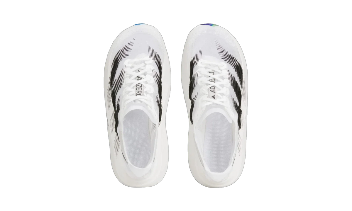 Overkicks - Adidas Adizero Pro Evo1 EVOLUTION Pharrell Humanrace White Black (KJ1992) - vista trasera