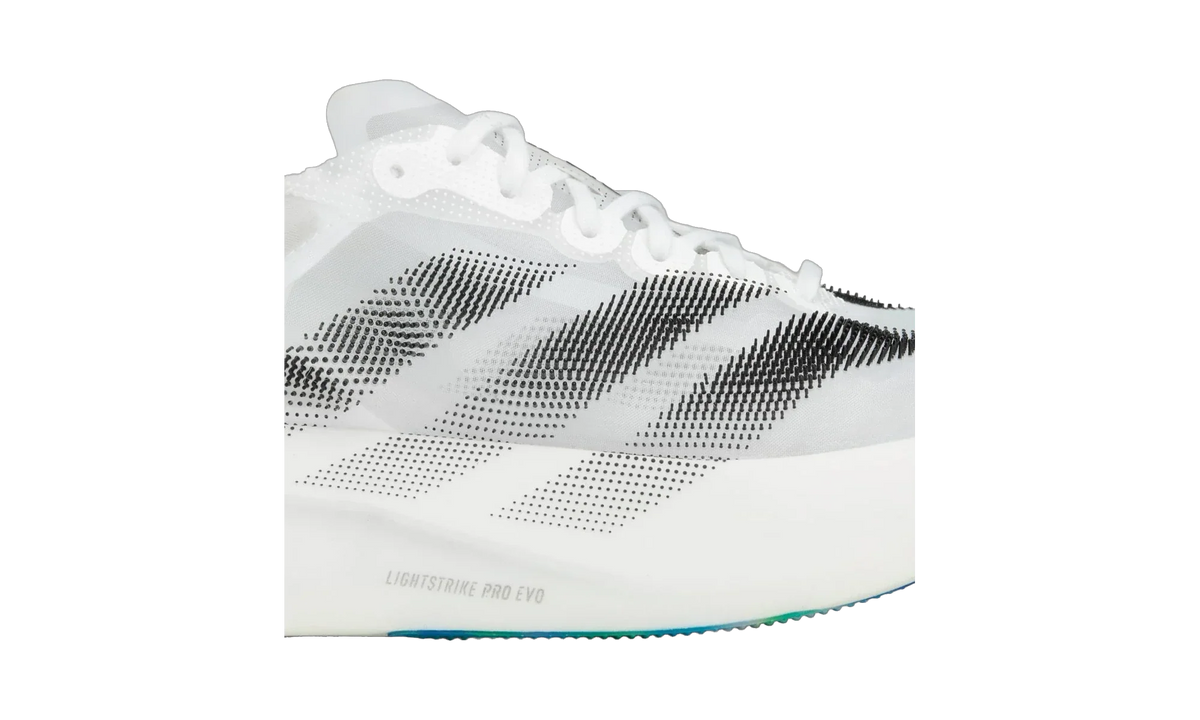 Overkicks - Adidas Adizero Pro Evo1 EVOLUTION Pharrell Humanrace White Black (KJ1992) - detalle lateral interior