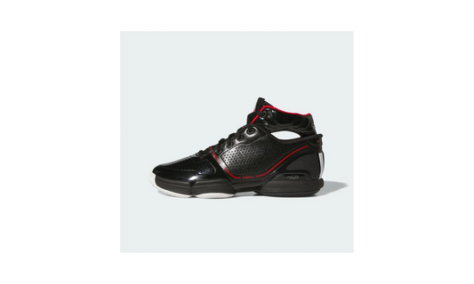 Overkicks - Adidas Adizero Rose 1 Black Red (FW7591) - vista lateral