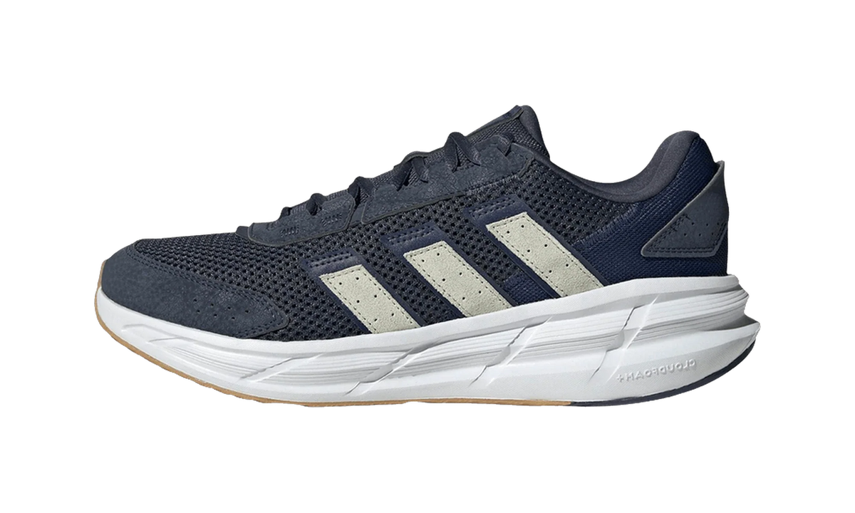 Overkicks - Adidas Astrastar Shadow Navy Beige Dark Blue (JQ6082) - vista lateral