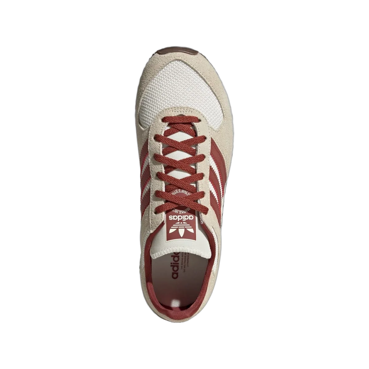 Overkicks - Adidas Atlanta Cream White Preloved Ruby (Womens) (JI2890) - vista trasera