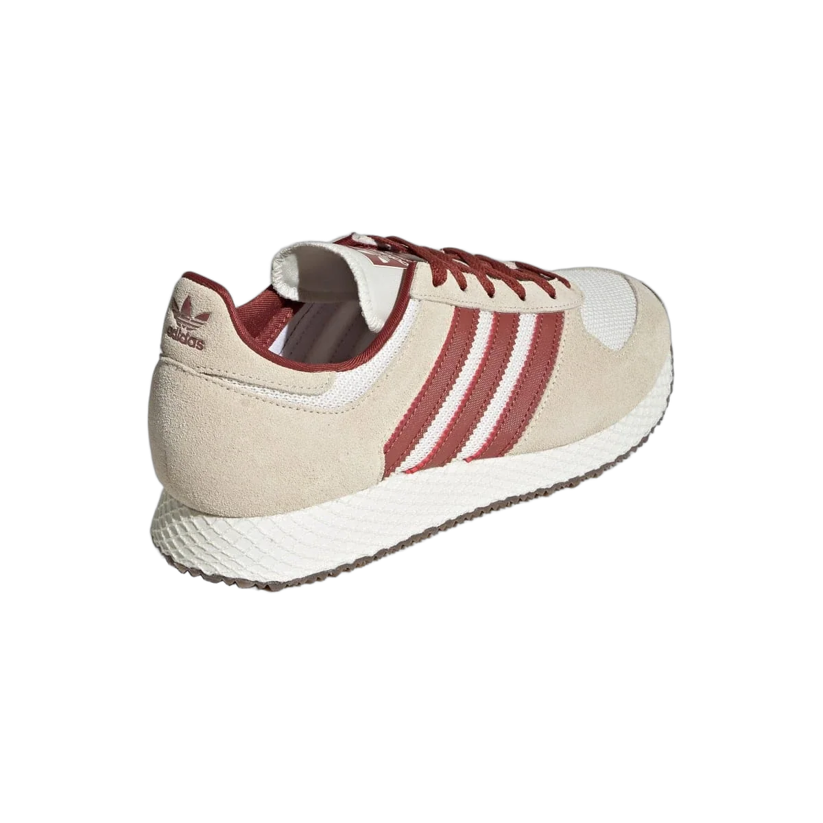 Overkicks - Adidas Atlanta Cream White Preloved Ruby (Womens) (JI2890) - vista superior