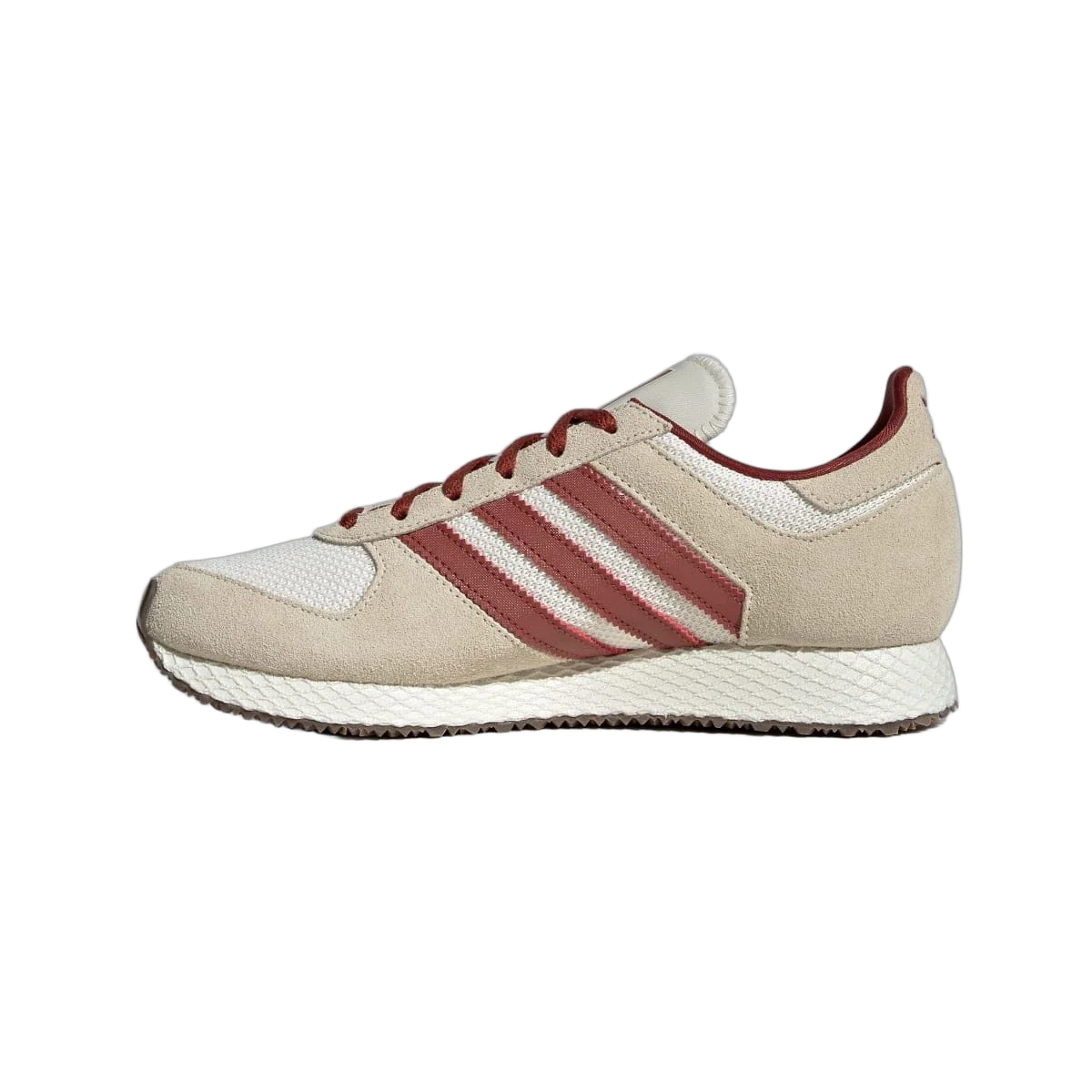 Overkicks - Adidas Atlanta Cream White Preloved Ruby (Womens) (JI2890) - detalle talon