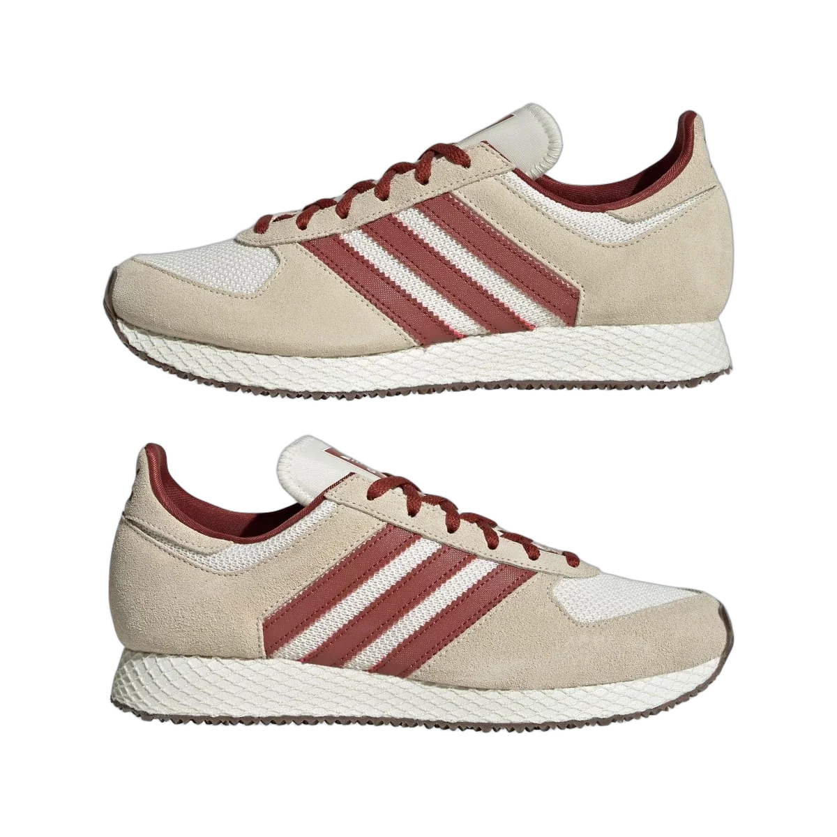 Overkicks - Adidas Atlanta Cream White Preloved Ruby (Womens) (JI2890) - detalle lateral interior