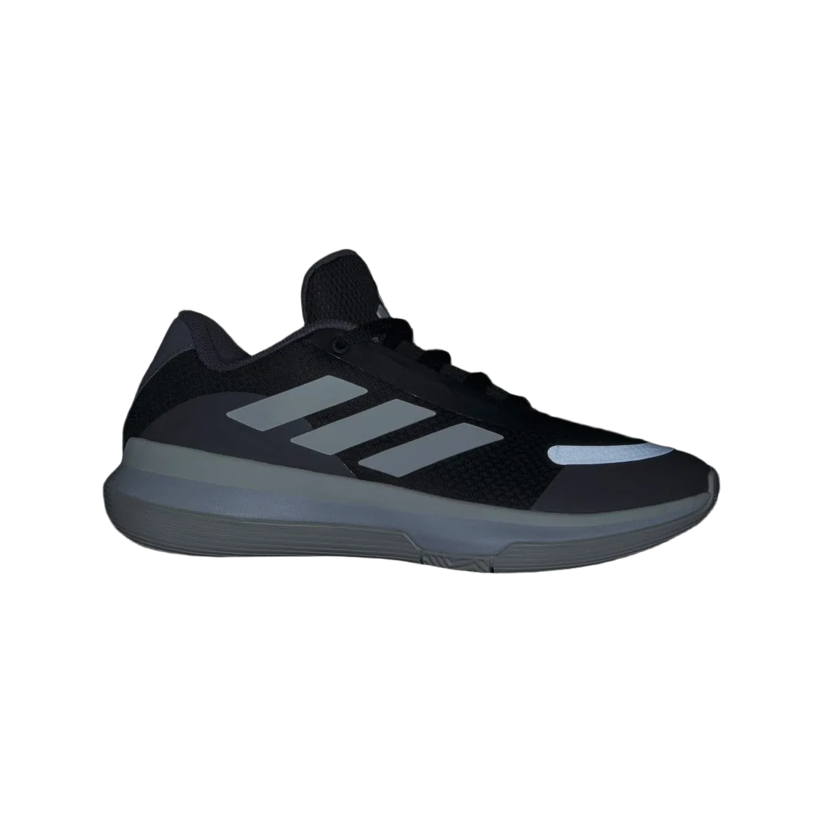 Overkicks - Adidas BB Legends Low Core Black Orbit Grey Grey Strata (JI4524) - vista trasera