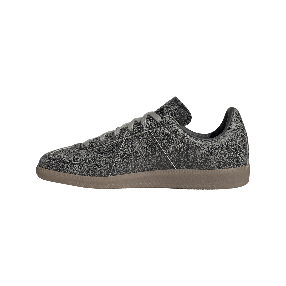 Overkicks - Adidas BW Army Black Cracked Leather (JR7346) - detalle talon