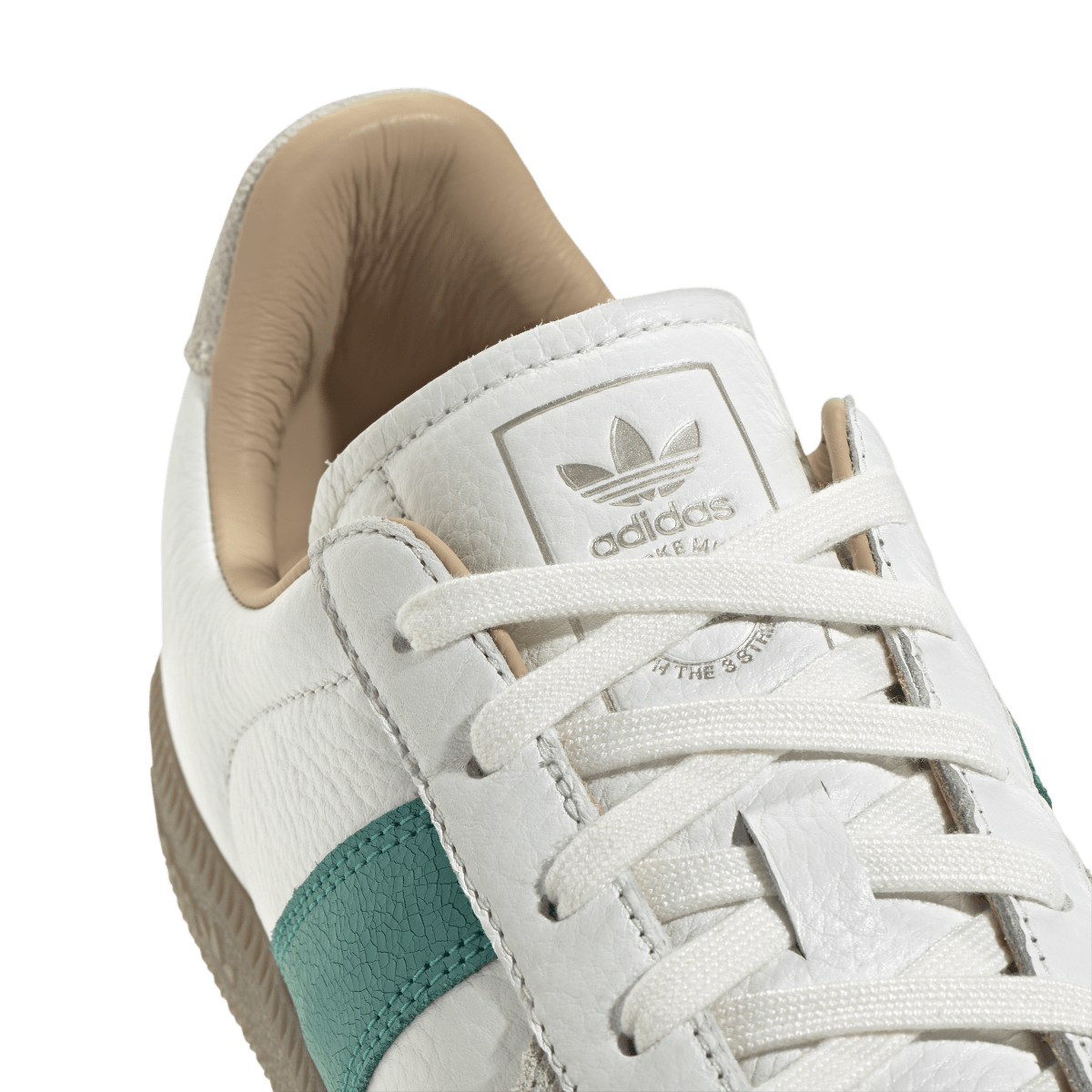 Overkicks - Adidas BW Army Core White Power Green (HQ9265) - detalle lateral interior