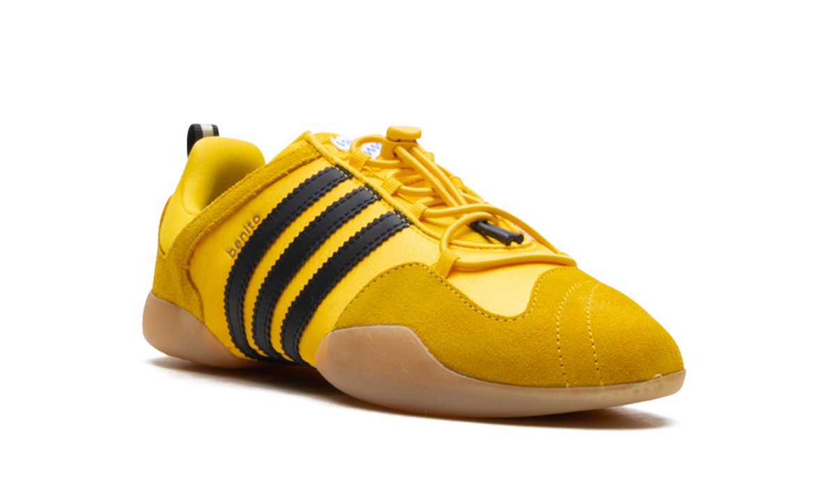 Overkicks - Adidas Ballerina Bad Bunny Bold Gold (JQ9230) - detalle lateral interior