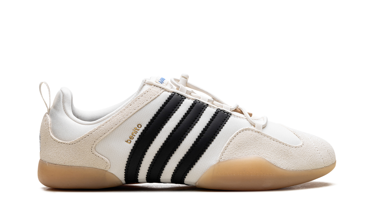 Overkicks - Adidas Ballerina Bad Bunny Off White Black Gum (JQ9229) - detalle talon