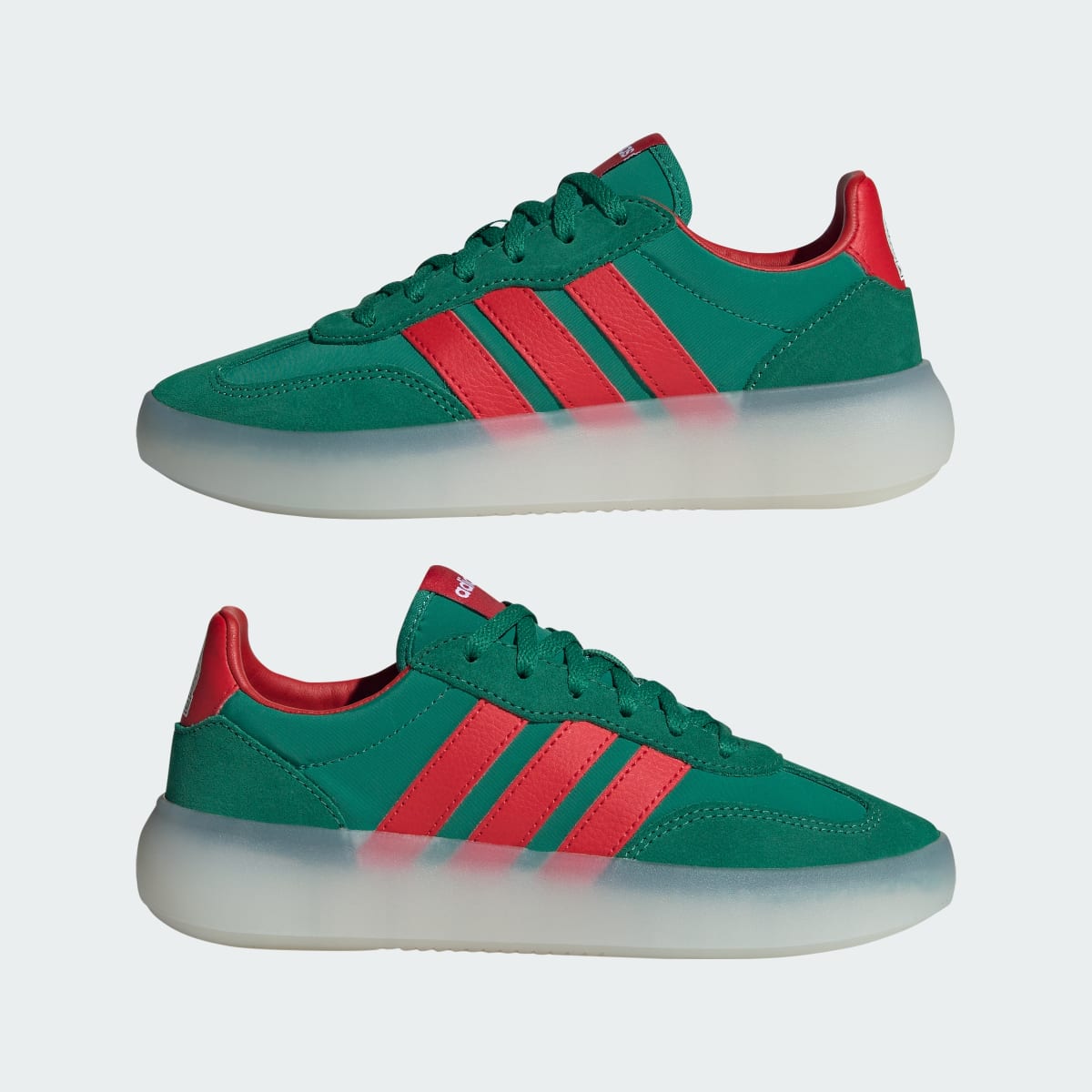 Overkicks - Adidas Barreda Decode Bold Green Better Scarlet White (GS) (HQ9466) - imagen 8