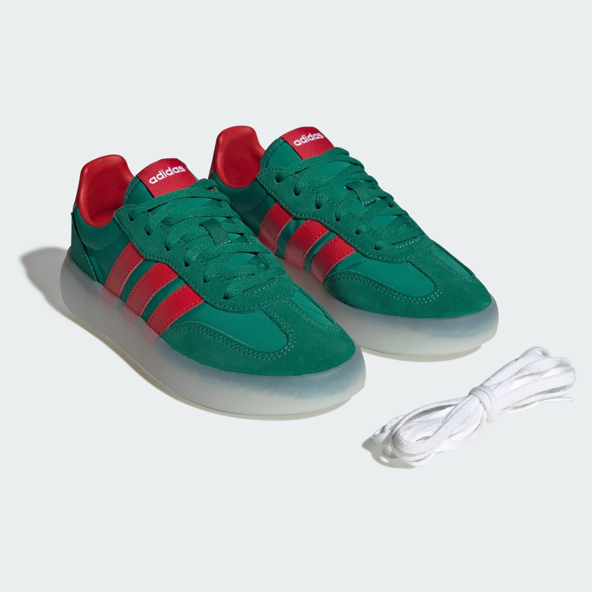 Overkicks - Adidas Barreda Decode Bold Green Better Scarlet White (GS) (HQ9466) - imagen 9