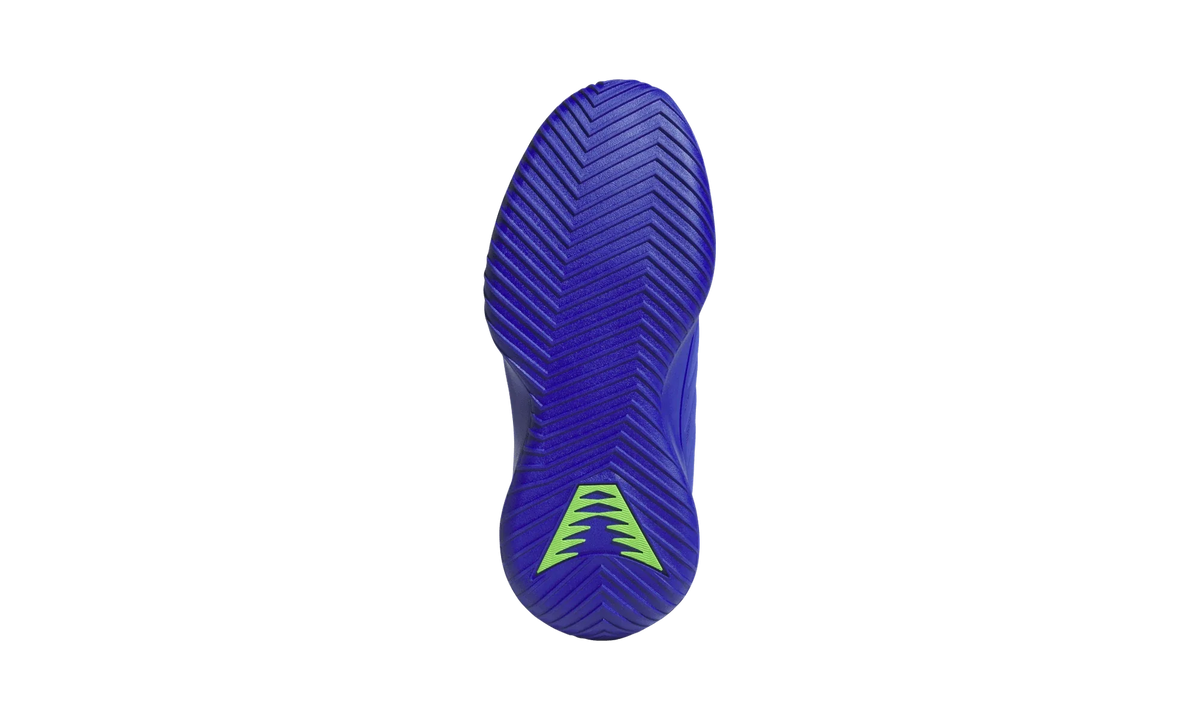 Overkicks - Adidas Believe That 1 Velocity Blue Lime Green (JQ9475) - detalle suela