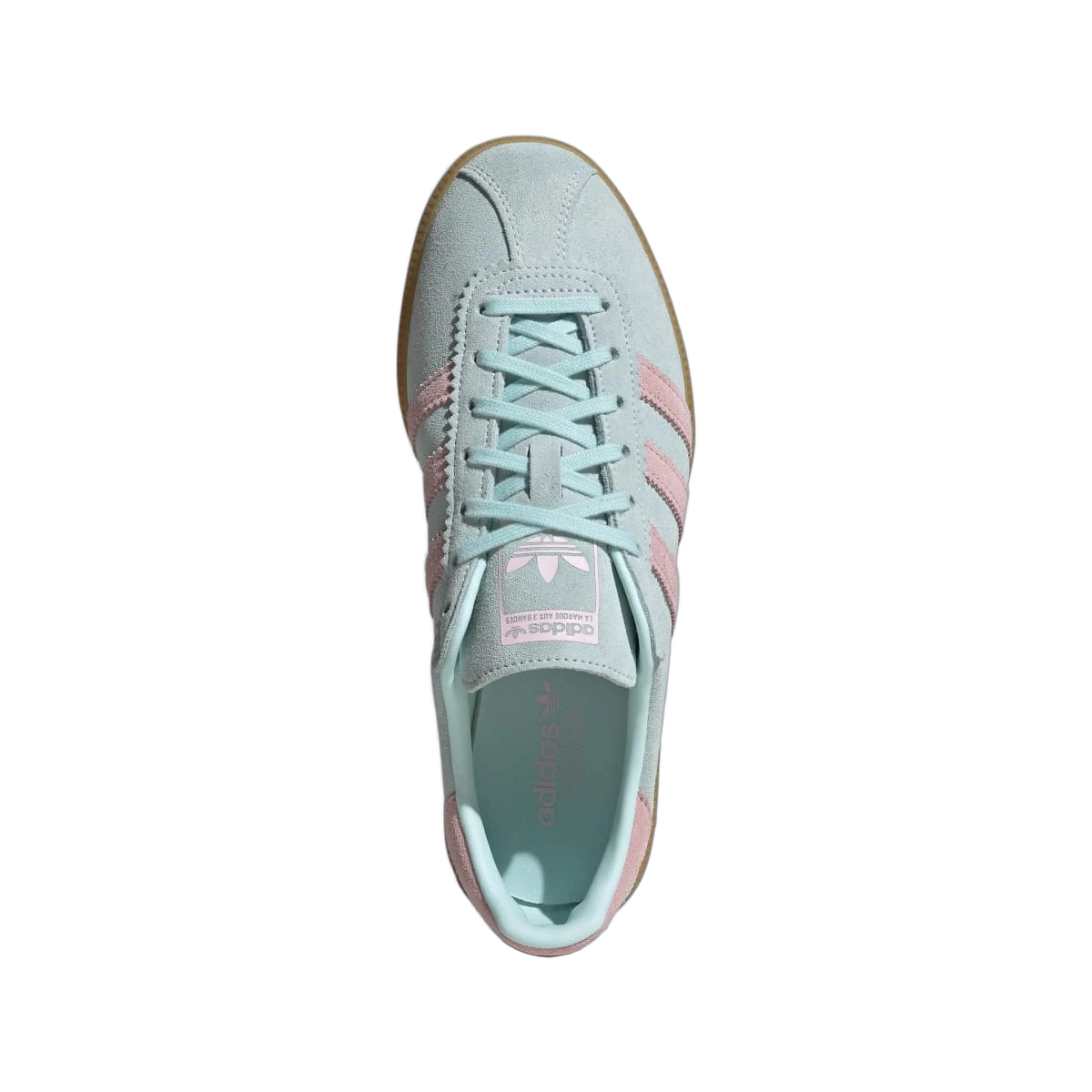 Overkicks - Adidas Bermuda Halo Mint Clear Pink (JS0257) - vista trasera