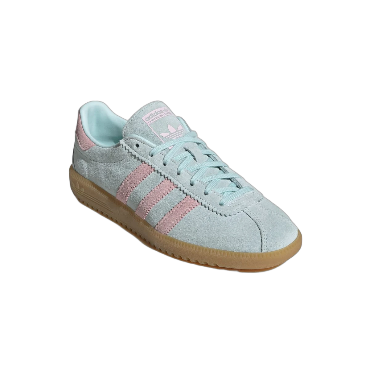 Overkicks - Adidas Bermuda Halo Mint Clear Pink (JS0257) - detalle suela