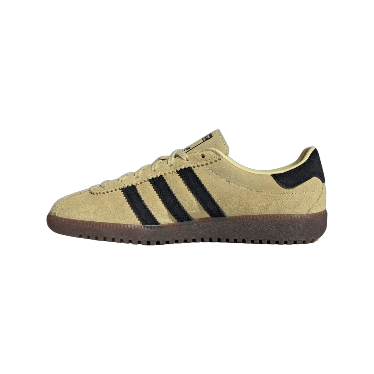 Overkicks - Adidas Bermuda Powder Yellow Black (JI2659) - detalle talon