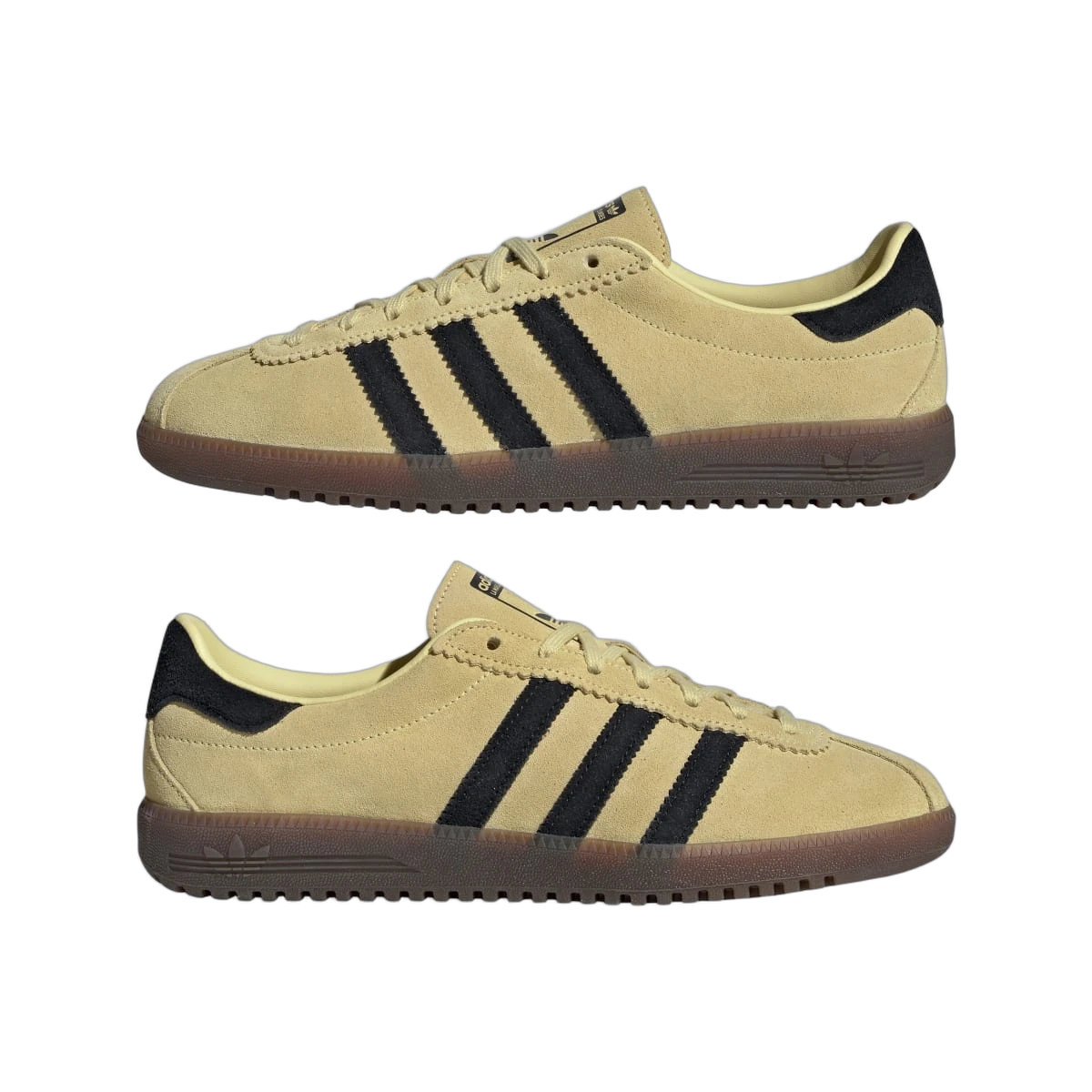 Overkicks - Adidas Bermuda Powder Yellow Black (JI2659) - detalle lateral interior