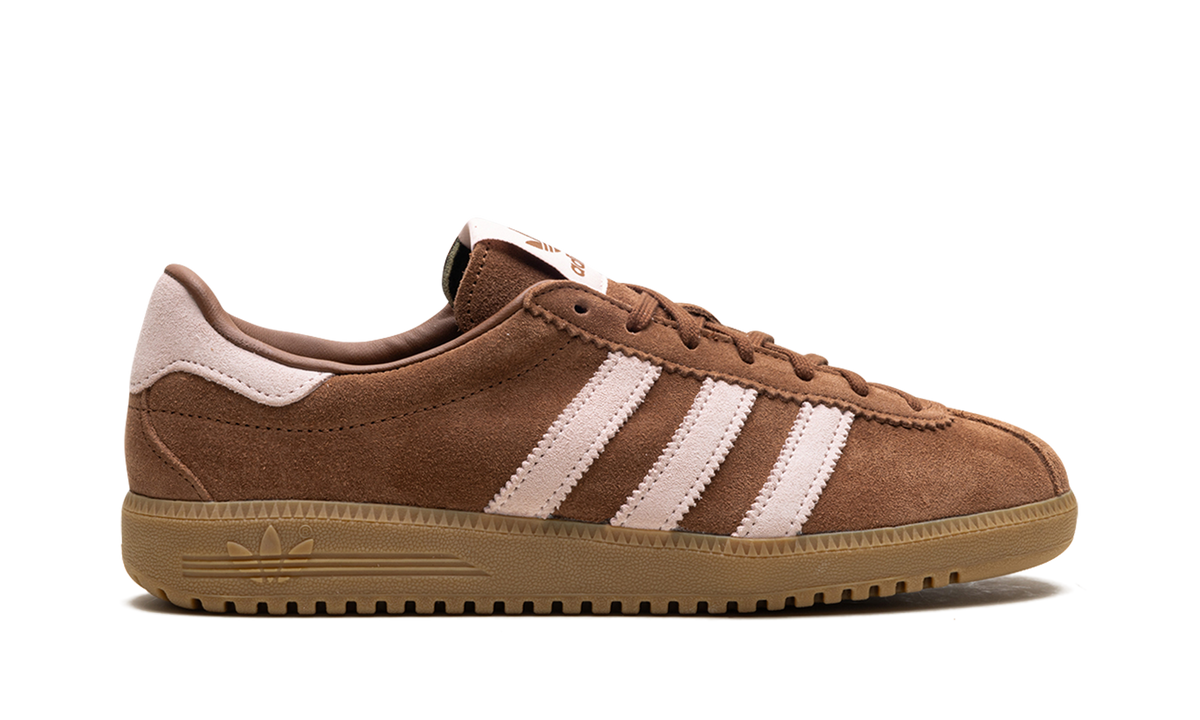 Overkicks - Adidas Bermuda Preloved Brown (JH9088) - detalle talon