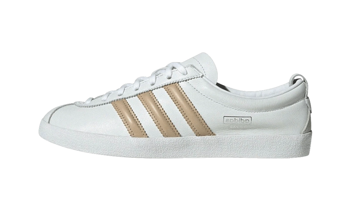Overkicks - Adidas Blanc White Beige (Womens) (JS1495) - vista lateral