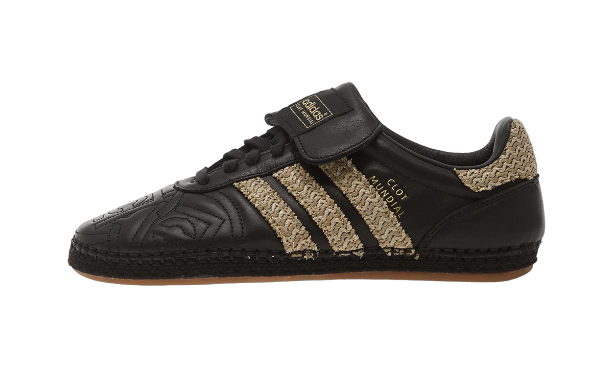 Overkicks - Adidas CLOT Mundial CLOT by Edison Chen Black Beige (JQ6823) - vista lateral