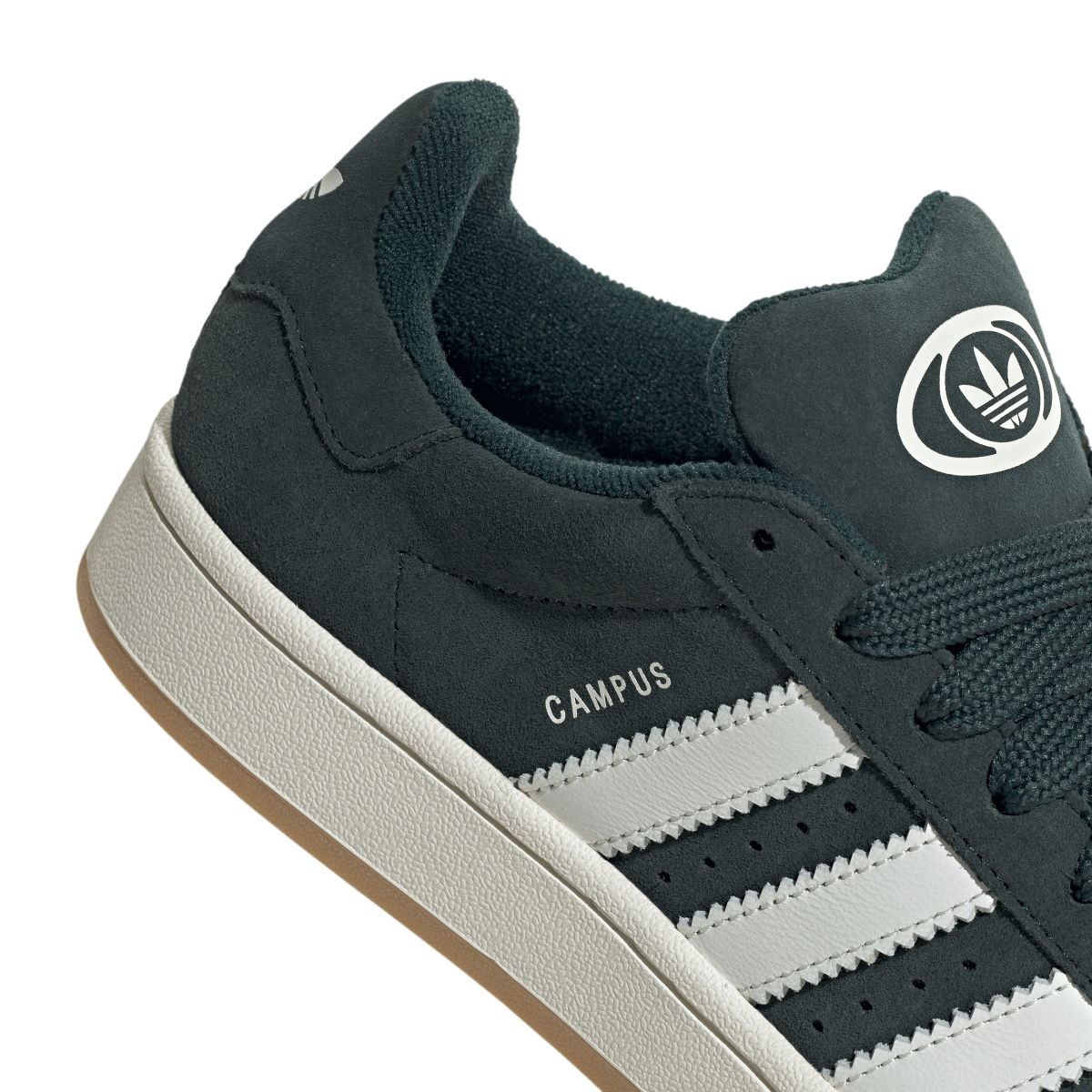 Overkicks - Adidas Campus 00s Aurora Ivy White (JQ8291) - detalle lateral interior